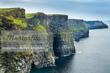 Scenic, coastal view, Cliffs of Moher, County Clare, Ireland