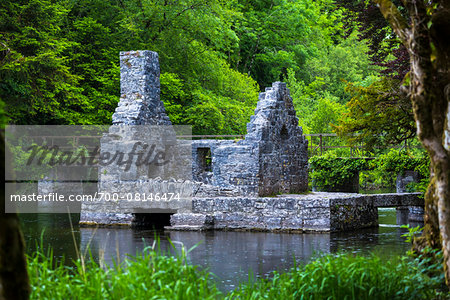 Ruins of The Monks's Fishing House, Cong Abbey, Cong, County Mayo, Ireland