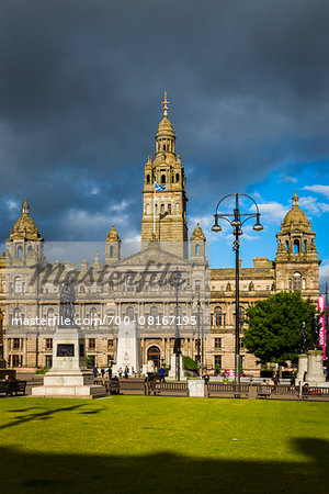 Glasgow City Chambers, George Square, Glasgow, Scotland, United Kingdom