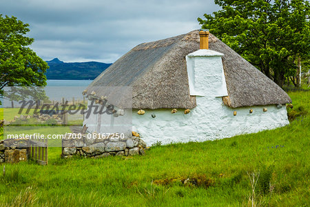 Traditional Building near Luib, Isle of Skye, Scotland, United Kingdom