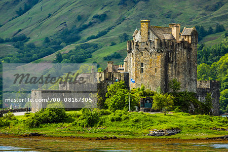 Eilean Donan Castle, Dornie, Scottish Highlands, Scotland, United Kingdom