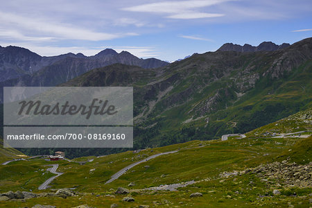 Pass Gran Bernadino (Great St Bernard Pass), Aosta Valley, Italy