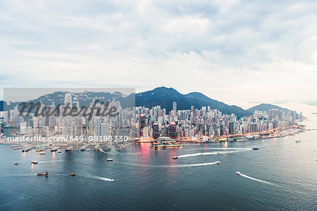 Hong Kong island and skyline, Hong Kong, China Hong Kong island and skyline, Hong Kong, China