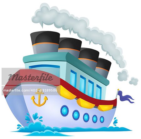 Nautical ship theme image 1 - eps10 vector illustration.