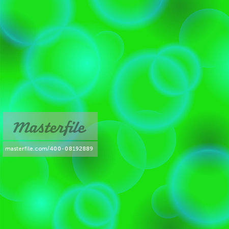 Abstract Spring Green Background. Green Bubble Texture.