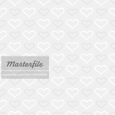 Abstract seamless hearts romantic background wrapping paper pattern