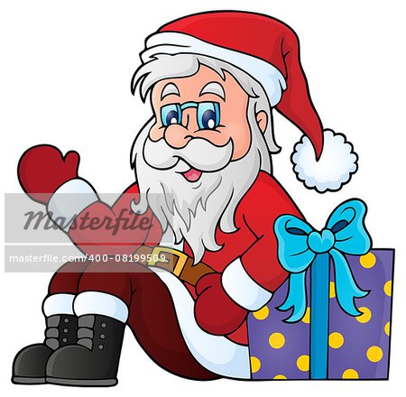 Santa Claus topic image 4 - eps10 vector illustration.