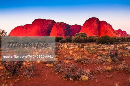 The Olgas (Kata Tjuta), Uluru-Kata Tjuta National Park, Northern Territory, Australia The Olgas (Kata Tjuta), Uluru-Kata Tjuta National Park, Northern Territory, Australia