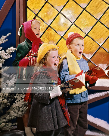 1980s KIDS SINGING CHRISTMAS CAROLS 1980s KIDS SINGING CHRISTMAS CAROLS