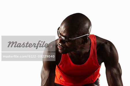 Runner wearing sunglasses