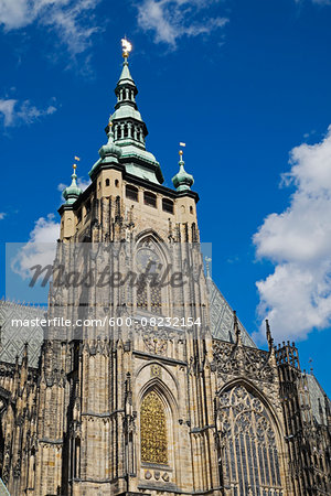 Close-up of St Vitus Cathedral, Prague, Czech Republic. Close-up of St Vitus Cathedral, Prague, Czech Republic.