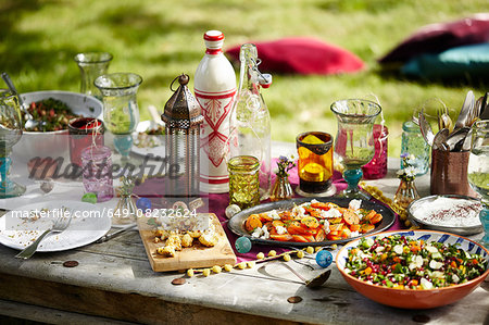 Moroccan summer picnic