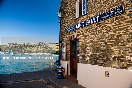 Royal National Lifeboat Institution, Union Street, Salcombe, Devon, England, United Kingdom, Europe