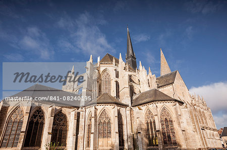 The beautiful Abbaye de la Trinite (Abbey of the Holy Trinity) in Vendome, Loir-et-Cher, Centre, France, Europe