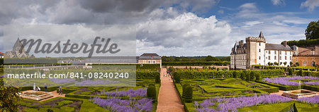 The Chateau de Villandry, UNESCO World Heritage Site, Loire Valley, Indre-et-Loire, Centre, France, Europe