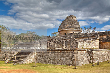 El Caracol (the Snail), Observatory, Chichen Itza, UNESCO World Heritage Site, Yucatan, Mexico, North America