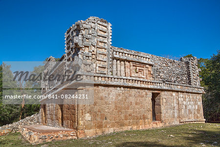 The Palace, Xlapak, Mayan archaeological site, Yucatan, Mexico, North America The Palace, Xlapak, Mayan archaeological site, Yucatan, Mexico, North America