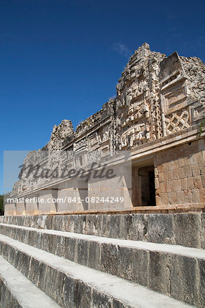 Nuns Quadrangle, Uxmal, Mayan archaeological site, UNESCO World Heritage Site, Yucatan, Mexico, North America