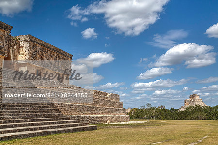 Palace of the Governor, Uxmal, Mayan archaeological site, UNESCO World Heritage Site, Yucatan, Mexico, North America