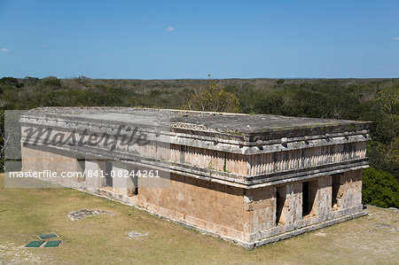 House of Turtles, Uxmal Mayan archaeological site, UNESCO World Heritage Site, Yucatan, Mexico, North America House of Turtles, Uxmal Mayan archaeological site, UNESCO World Heritage Site, Yucatan, Mexico, North America