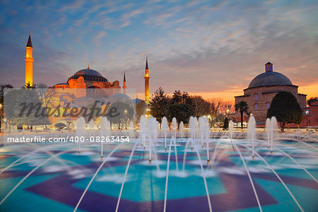 Image of Hagia Sophia in Istanbul, Turkey.