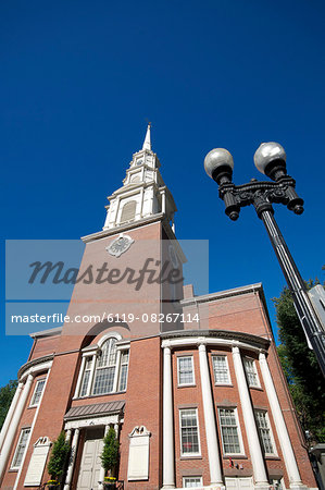 Park Street Church, Boston, Massachusetts, New England, United States of America, North America Park Street Church, Boston, Massachusetts, New England, United States of America, North America