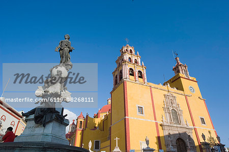 Basilica de Nuestra Senora de Guanajuato, Guanajuato, UNESCO World Heritage Site, Guanajuato state, Mexico, North America