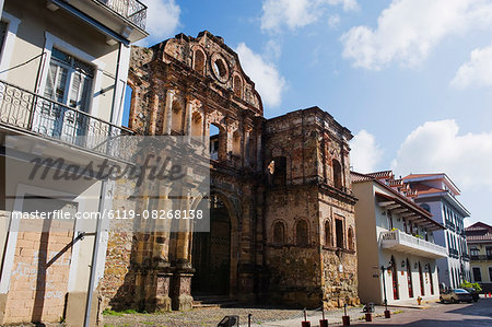 Church and convent of the Compania de Jesus, historical old town, UNESCO World Heritage Site, Panama City, Panama, Central America