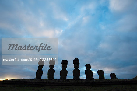 Anakena, Rapa Nui (Easter Island), UNESCO World Heritage Site, Chile, South America