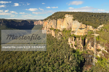 View of Grose Valley and Govetts Leap, Blue Mountains, Blue Mountains National Park, UNESCO World Heritage Site, New South Wales, Australia, Pacific