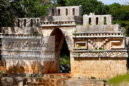 Gateway Arch, Labna, Mayan ruins, Yucatan, Mexico, North America