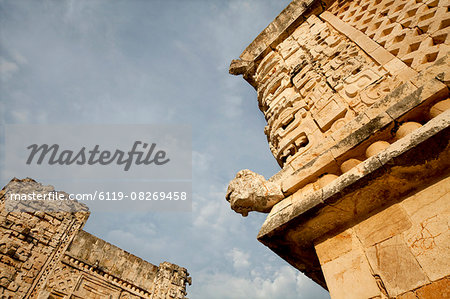 A view of the Nunnery Quadrangle, Uxmal, UNESCO World Heritage Site, Yucatan, Mexico, North America A view of the Nunnery Quadrangle, Uxmal, UNESCO World Heritage Site, Yucatan, Mexico, North America