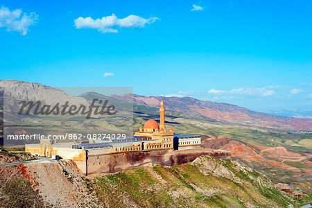 Turkey, Eastern Anatolia, Dogubayazit, Ishak Pacha Palace (Ishak Pasa Sarayi), UNESCO site