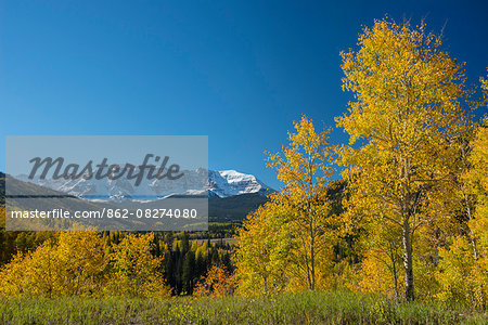 USA, Colorado, San Juan Mountain range in the fall near Montrose