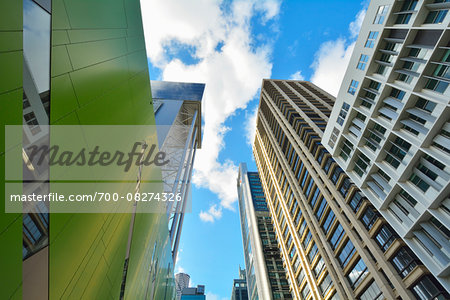 View between Skyscrapers, Brisbane, Queensland, Australia