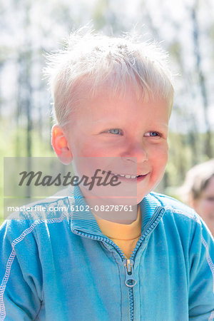 Portrait of smiling boy