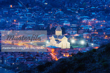 Svetitskhoveli Cathedral, 11th century, by Patriach Melkisedek, Mtskheta, historical capital, Georgia, Caucasus, Central Asia, Asia