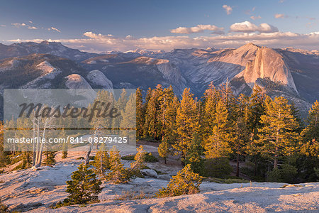 Half Dome and Yosemite Valley from Sentinel Dome, Yosemite National Park, UNESCO World Heritage Site, California, United States of America, North America