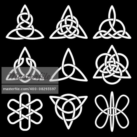 Collection of Celtic knots for use in your creative projects
