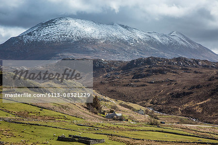 Scenic landscape and mountain view, Scotland
