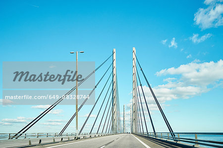 Oresund Bridge, viewed from Kalmar, Sweden