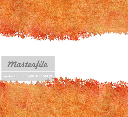 Abstract watercolor splash frame. Bright background with space for text