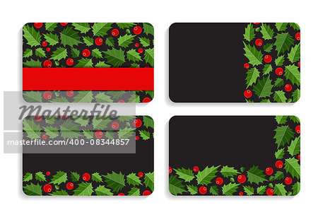 Abstract Beauty Christmas and New Year Card Vector Illustration. EPS10