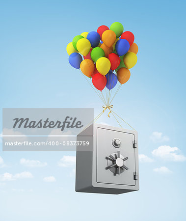 Metal safe on the balloons.