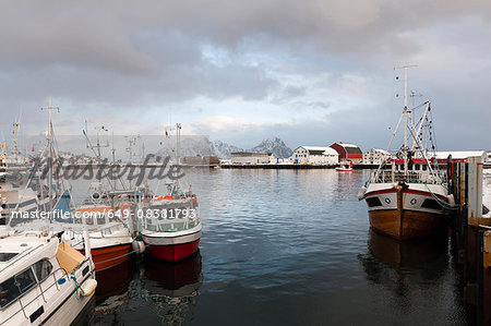 Fishing boats, Svolvaer, Lofoten Islands, Norway