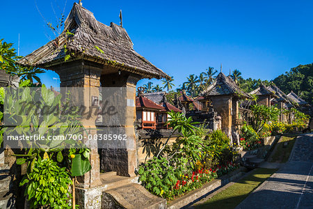 Penglipuran a traditional Balinese Village, Bangli, Bali, Indonesia