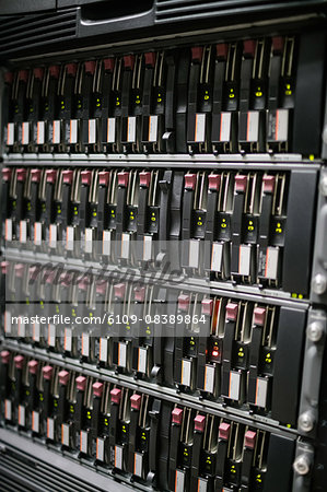 Many servers in locker