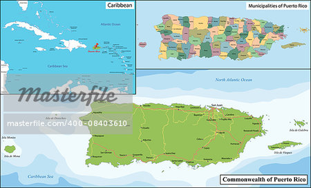 Puerto Rico, officially the Commonwealth of Puerto Rico is a United States territory located in the northeastern Caribbean.