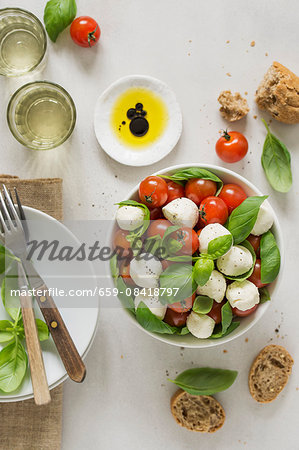 Italian caprese salad