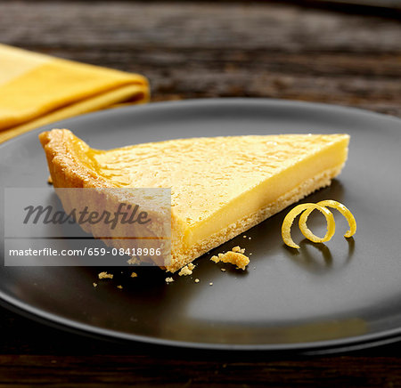 Lemon curd tart